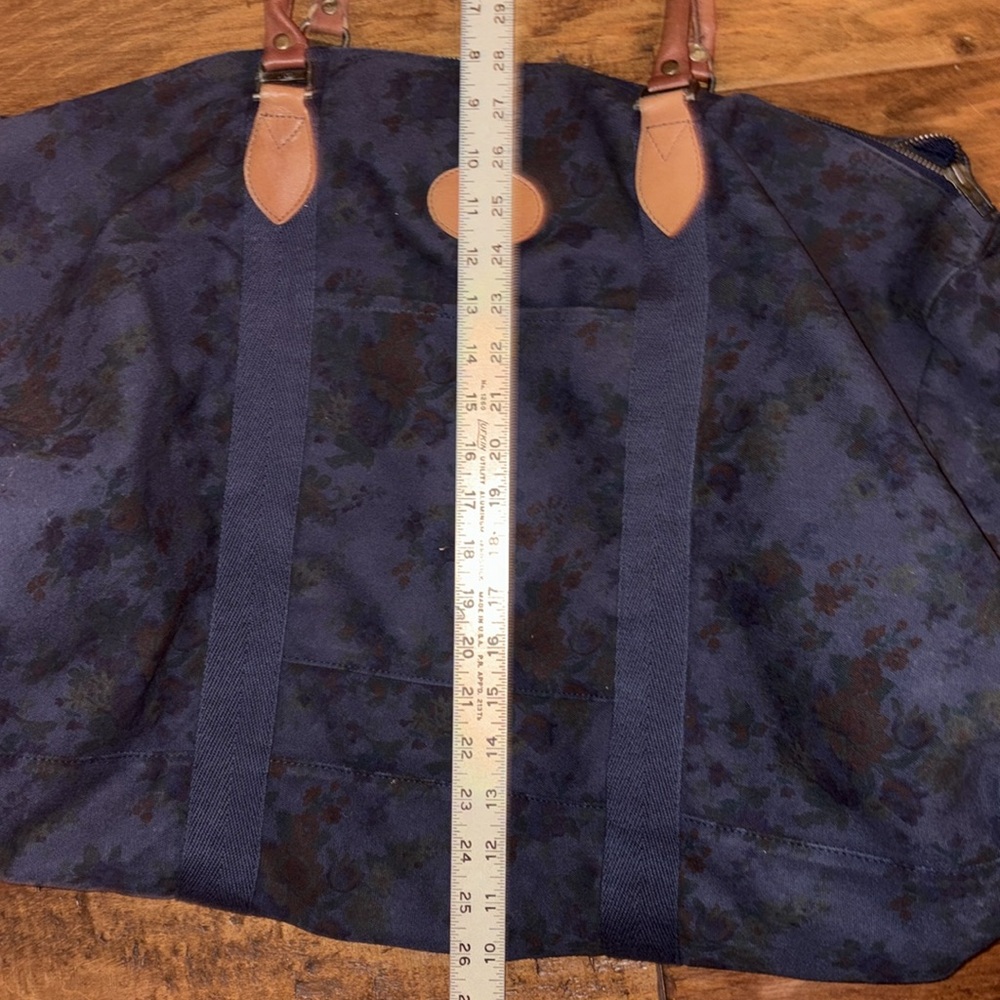 Vintage Gap weekend bag Navy and Brown Women's Tote Bag - Picture 10 of 10